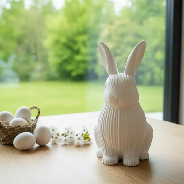Easter Bunny Decorative Figure