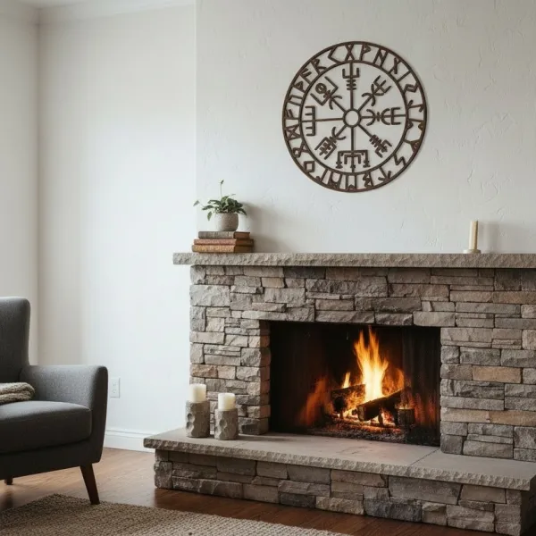 Vegvisir Viking Compass Wall Piece