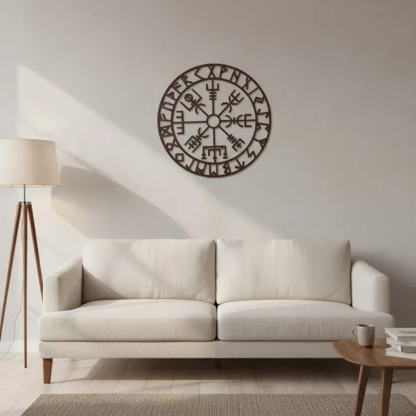 Vegvisir Viking Compass Wall Piece