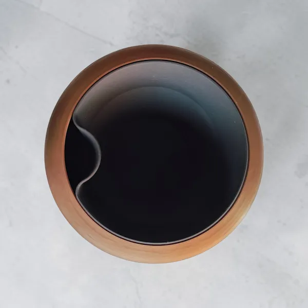 Self-Watering Plant Pot, Hammered Finish