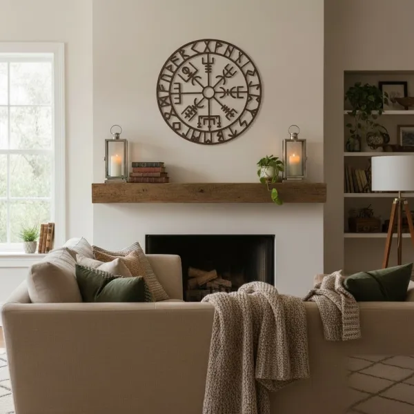 Vegvisir Viking Compass Wall Piece