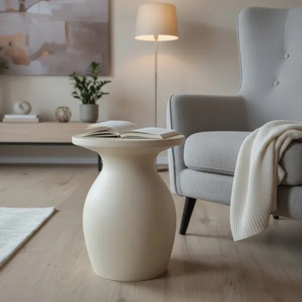 Side table with dual function