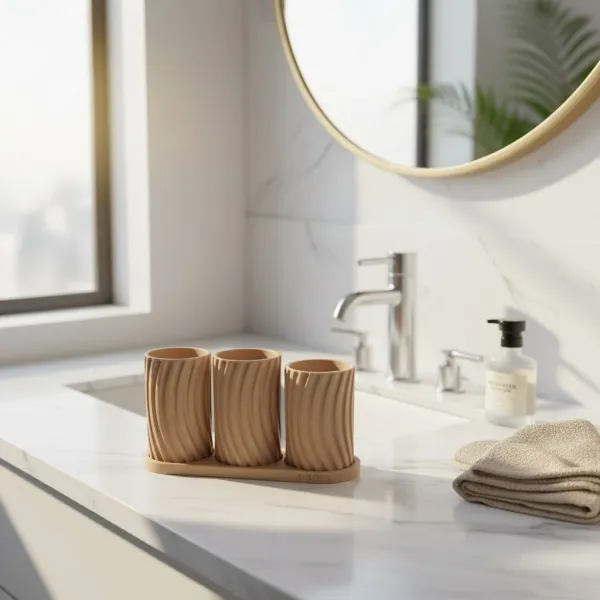 Toothbrush Holder Set, Little Family