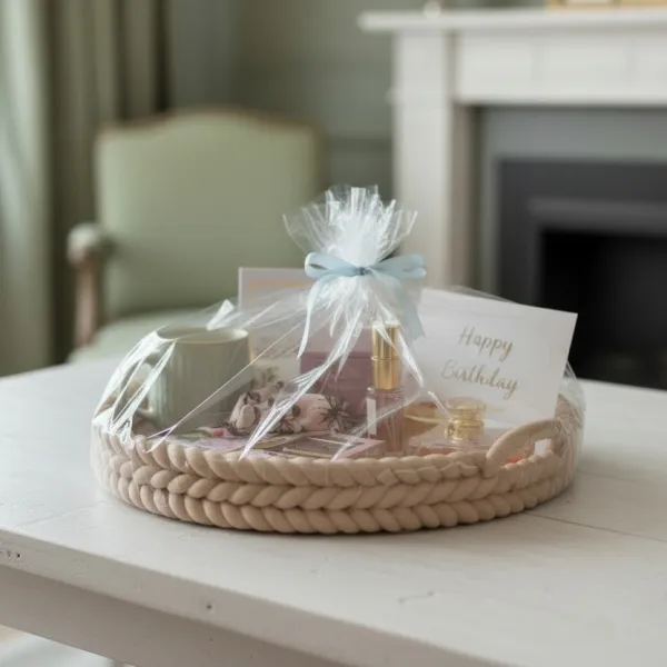 Rope-look tray