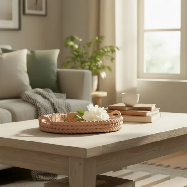 Rope-look tray