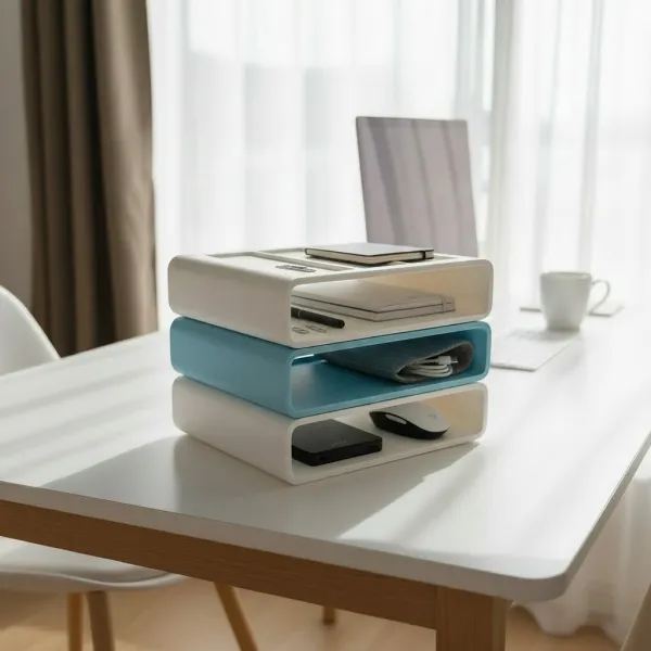 Modular Stackable Office Organizer