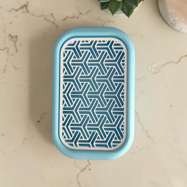 Japandi Grid Soap Dish