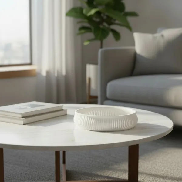 Curved Japandi Catchall Bowl