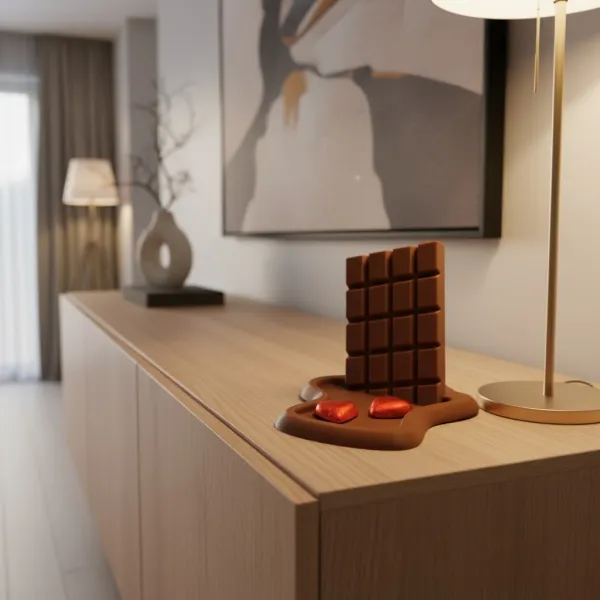 Melting Chocolate Key Tray