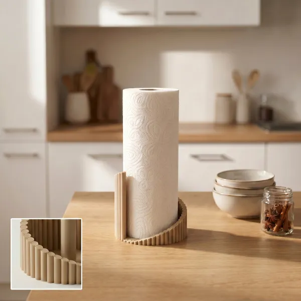 Forma ribbed paper towel holder