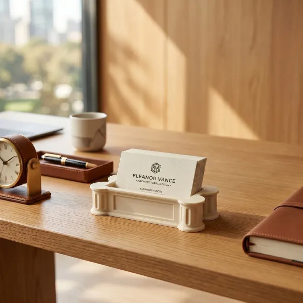 The Greek Business Card Holder