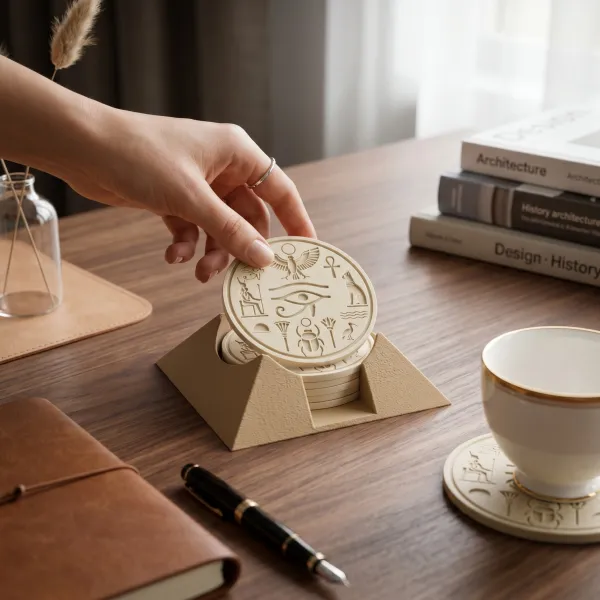 Pyramid Coaster Set
