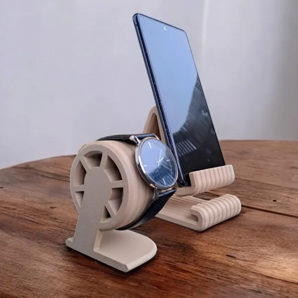 Phone and Smartwatch Holder Set