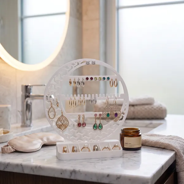Crescent Moon Jewelry Organizer