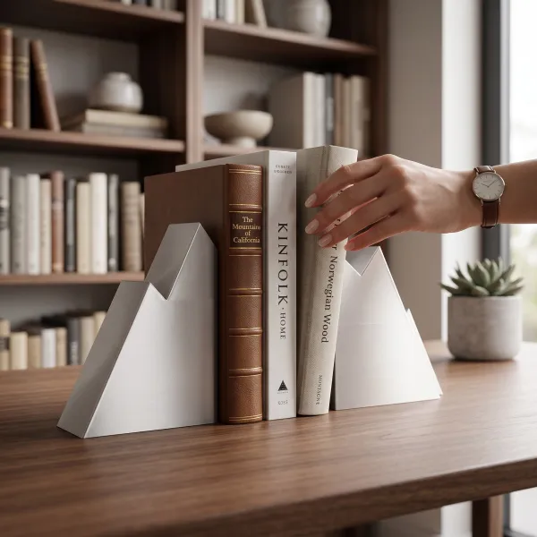 Mountain Bookend Duo