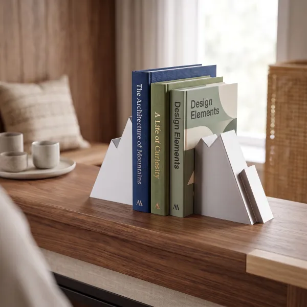 Mountain Bookend Duo