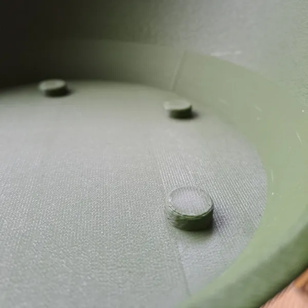 Shark Skin Plant Pot with Saucer