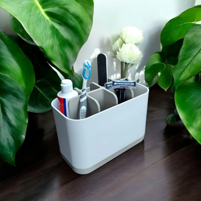 Two-Tone Bathroom Organizer