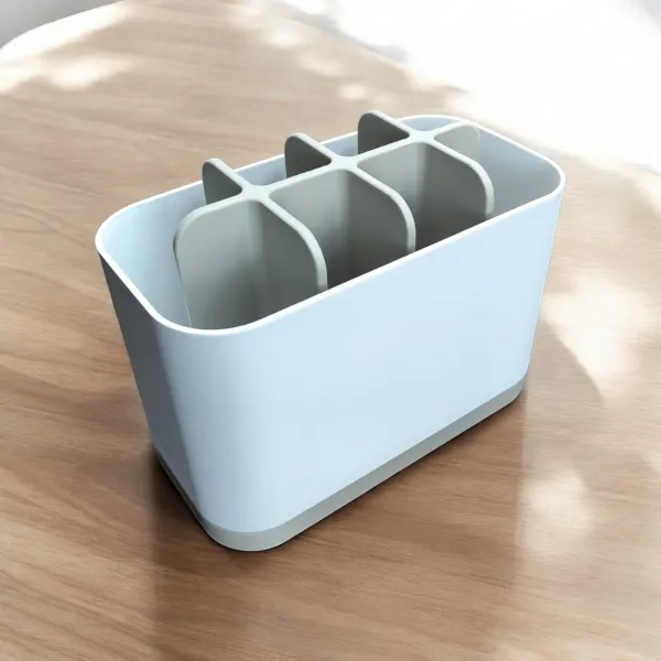 Two-Tone Bathroom Organizer