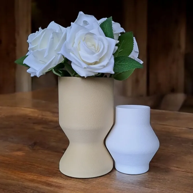 Interlocking Two Vase Set