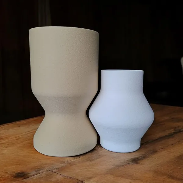 Interlocking Two Vase Set