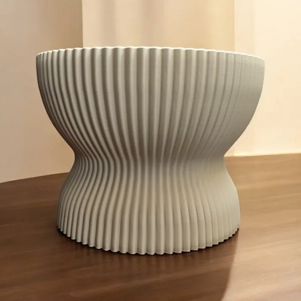 Ribbed Vintage Double Bowl