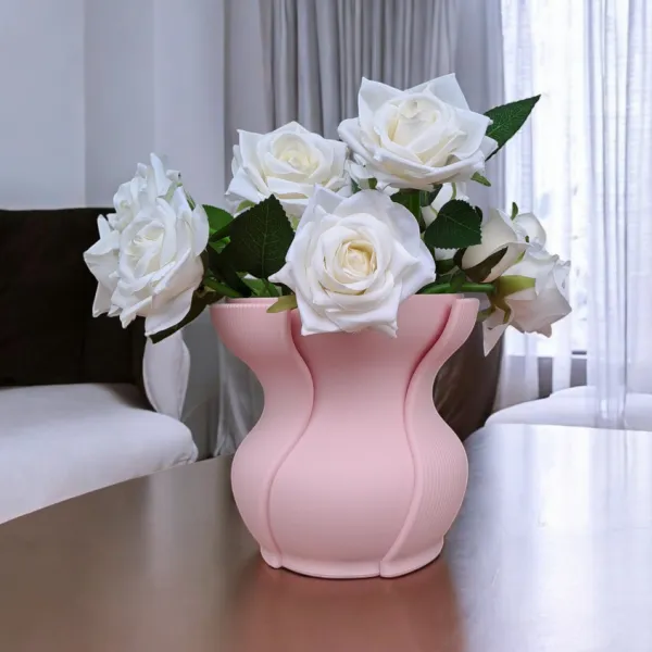 Ribbed Vase "Aera"