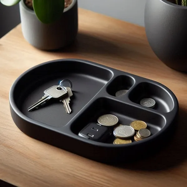 Rounded Key and Coin Tray