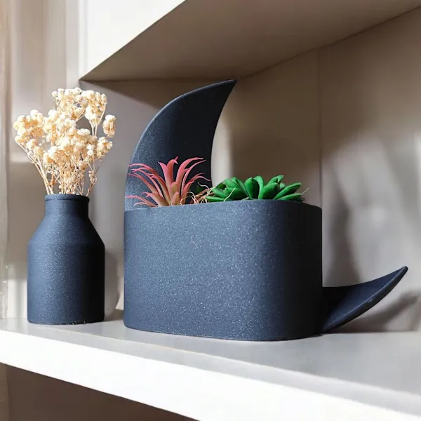 Crescent Planter and Vase Set