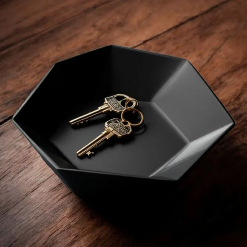 Heptagonal Key and Coin Tray