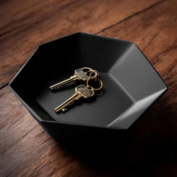 Heptagonal Key and Coin Tray