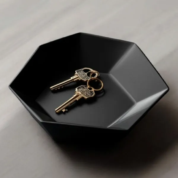Heptagonal Key and Coin Tray