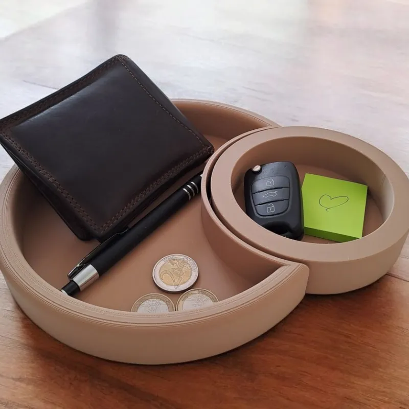 Two-Piece Crescent Moon Tray Set