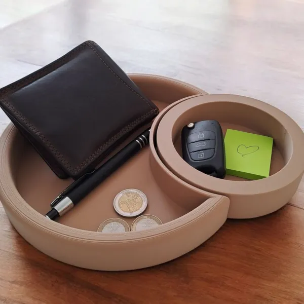 Two-Piece Crescent Moon Tray Set