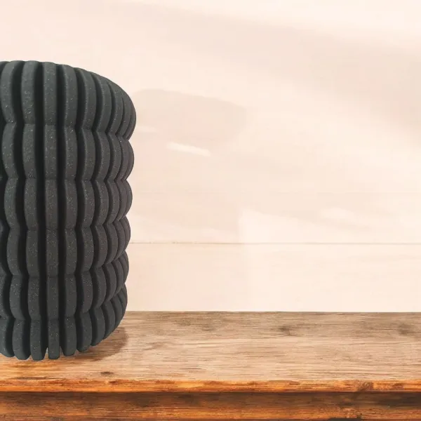 Ribbed Cup for Pencils or Toothbrushes
