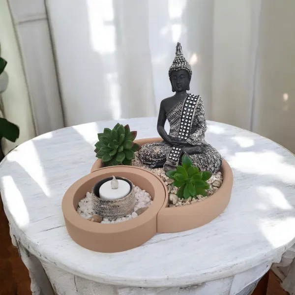 Two-Piece Crescent Moon Tray Set