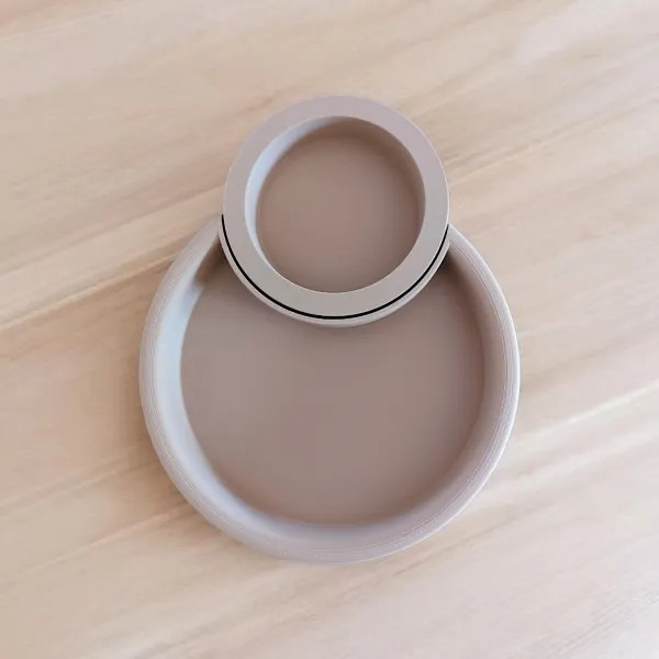 Two-Piece Crescent Moon Tray Set