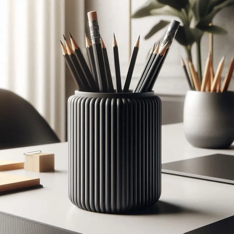 Ribbed Pencil Holder