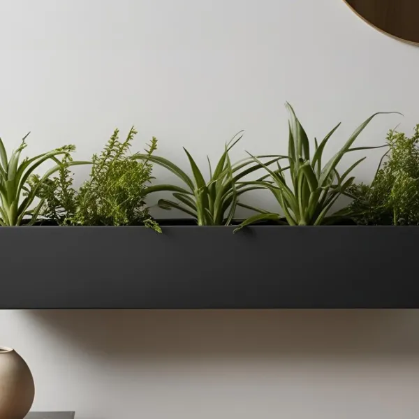 Wall-Mounted Rectangular Planter