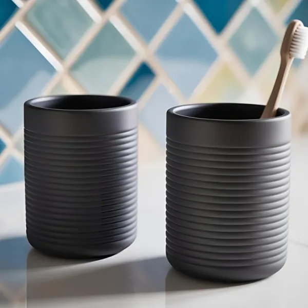 Ribbed Toothbrush or Pencil Holder