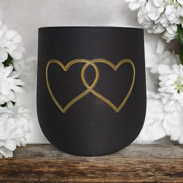Two Hearts Plant Pot