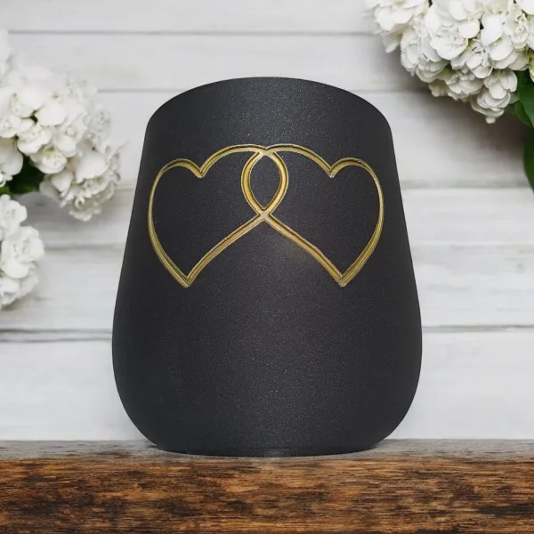 Two Hearts Plant Pot