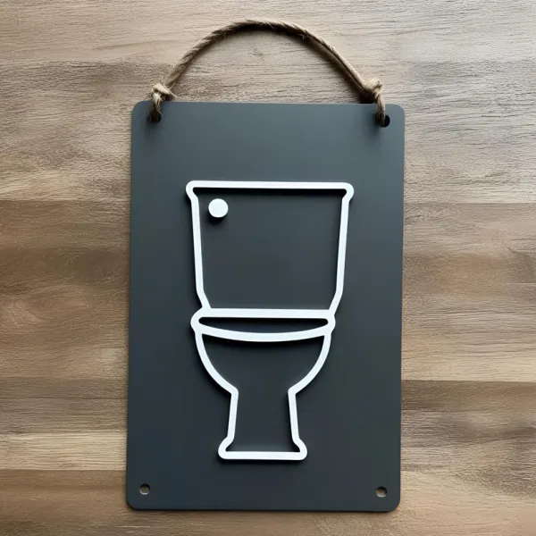 Toilet Door Sign