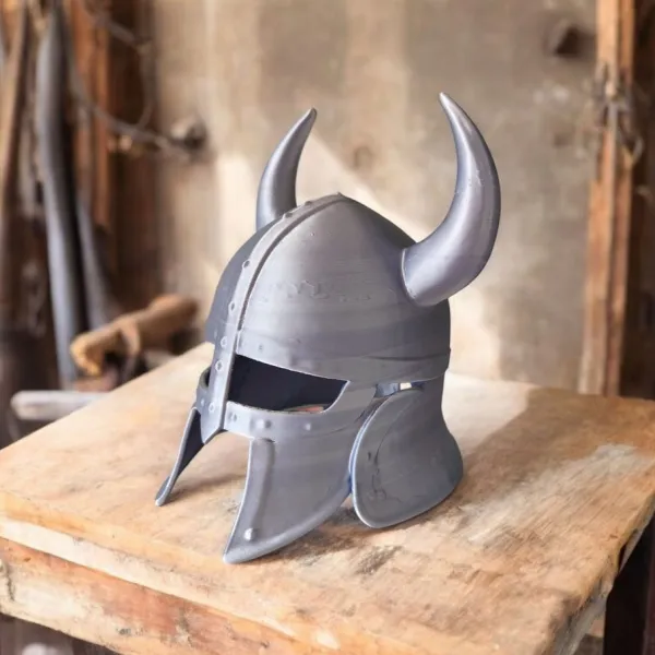 Old Worn Viking Helmet