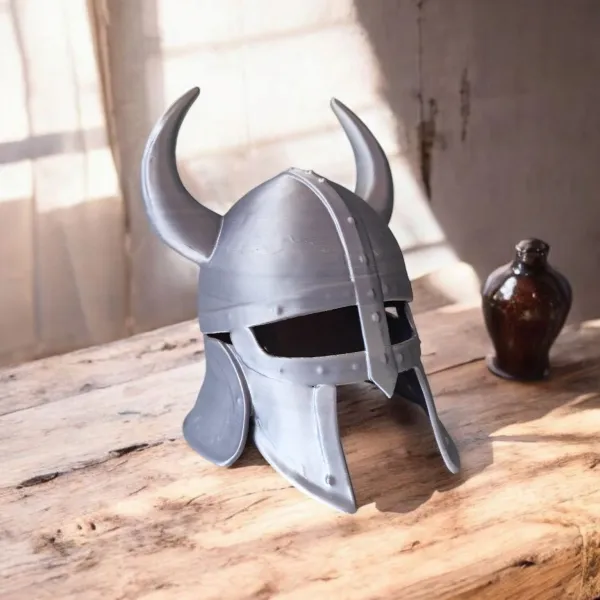 Old Worn Viking Helmet