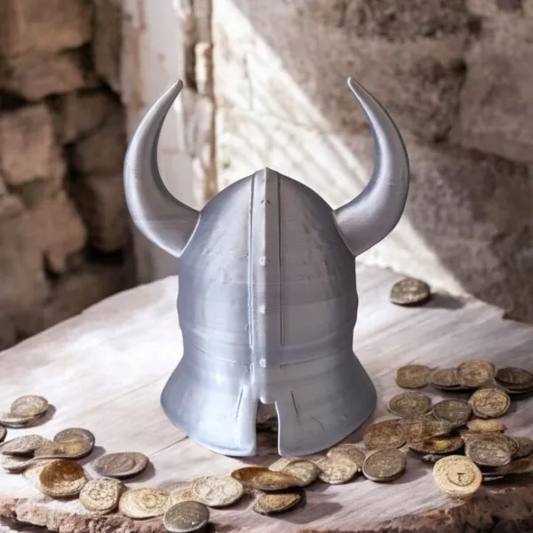 Old Worn Viking Helmet