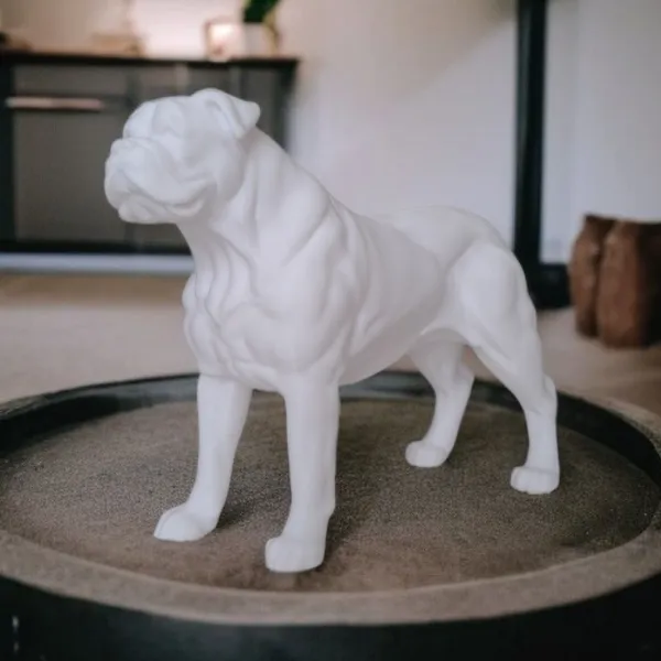 American Bulldog Sculpture