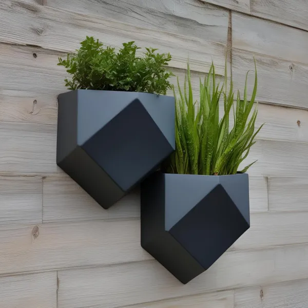Wall Hanging Low Poly Planter