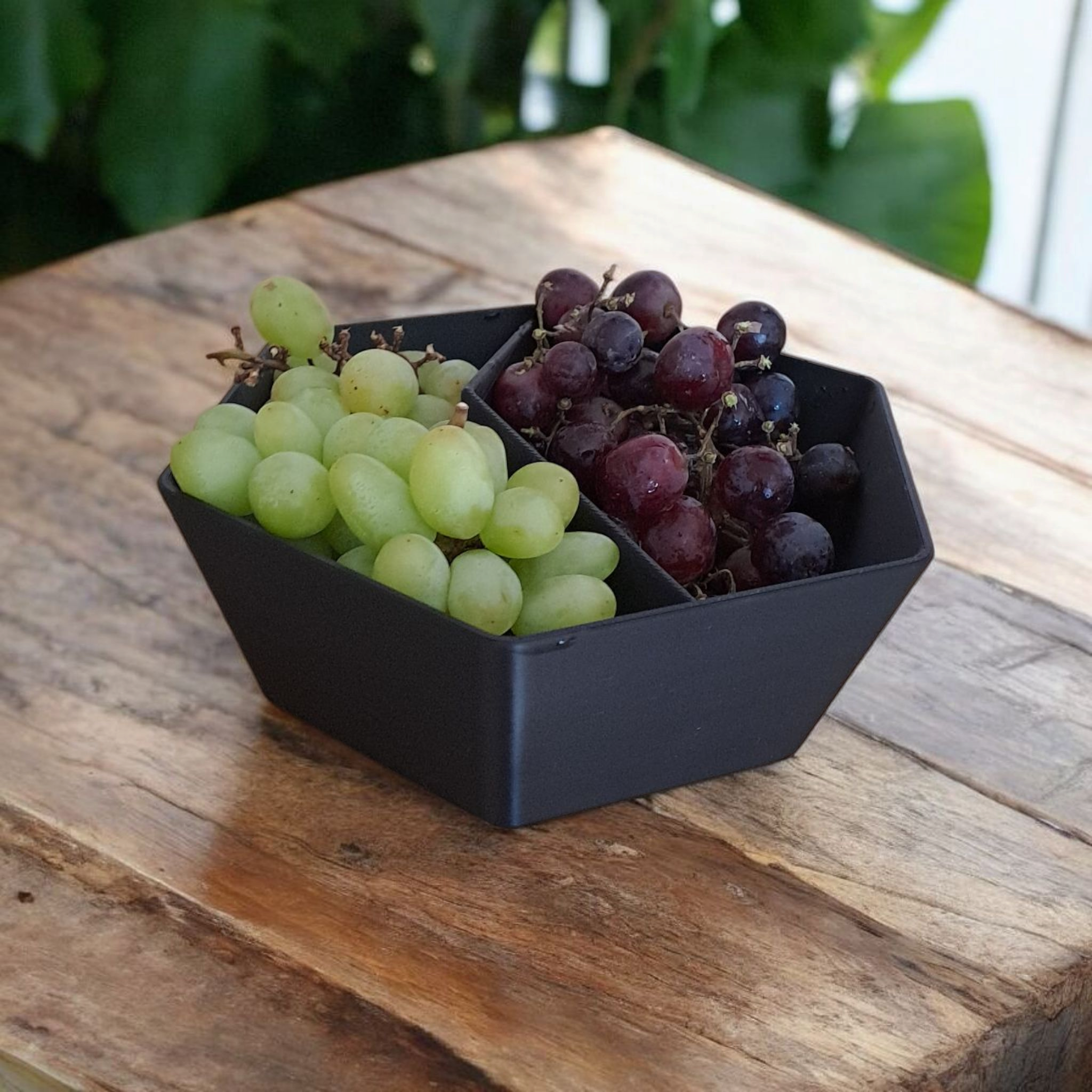 Pistachio Bowl With Two Compartments