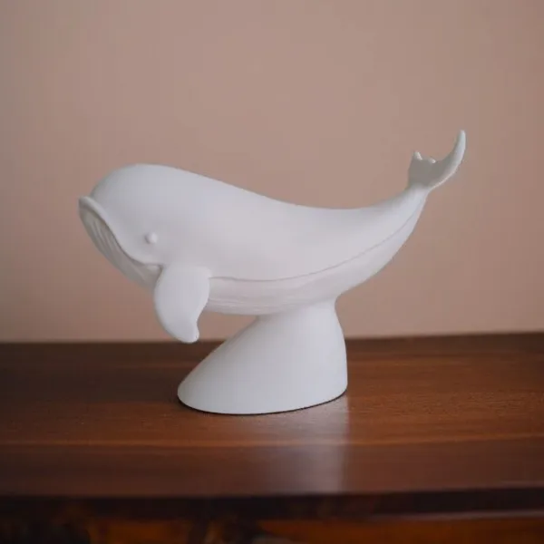 Whale Sculpture on Stand